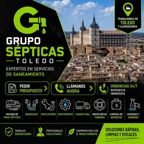 Especialistas en vaciado de fosas sépticas 